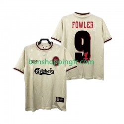 Maillot Rétro Extérieur Liverpool FOWLER 9 1996 1997 Manches Courtes Homme