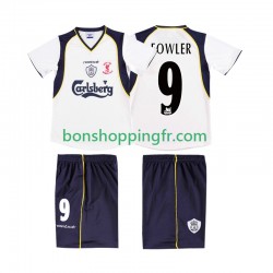 Maillot Rétro Extérieur Liverpool FOWLER 9 LWP 2001 2002 Manches Courtes Homme