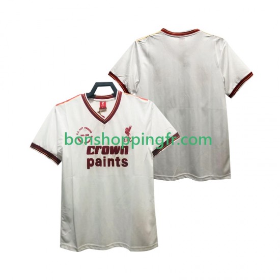 Maillot Rétro Extérieur Liverpool 1985 1986 Manches Courtes Homme