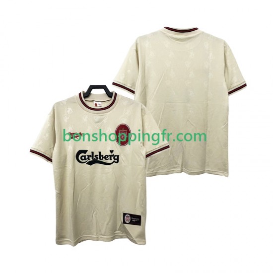 Maillot Rétro Extérieur Liverpool 1996 1997 Manches Courtes Homme