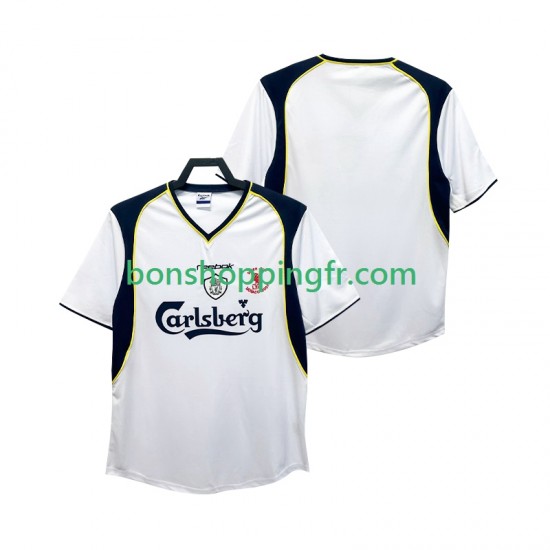 Maillot Rétro Extérieur Liverpool 2001 2002 Manches Courtes Homme Maillot Rétro Extérieur Liverpool 2001 2002 Manches Courtes Homme