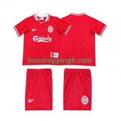 Maillot Rétro Domicile Liverpool LWP 1996 1997 Manches Courtes Jeune Enfant(+shorts)