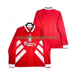 Maillot Rétro Domicile Liverpool 1993 1995 Manches Longues Homme
