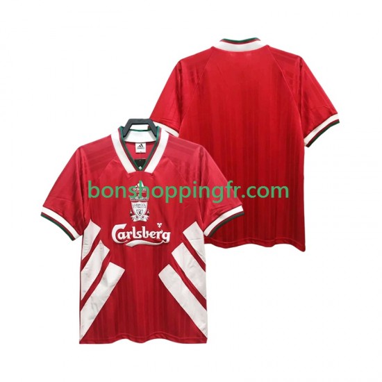 Maillot Rétro Domicile Liverpool 1993 1995 Manches Courtes Homme Maillot Rétro Domicile Liverpool 1993 1995 Manches Courtes Homme