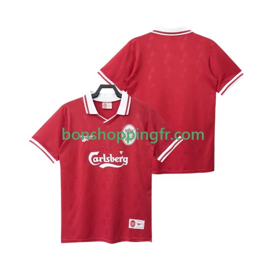 Maillot Rétro Domicile Liverpool 1996 1998 Manches Courtes Homme Maillot Rétro Domicile Liverpool 1996 1998 Manches Courtes Homme