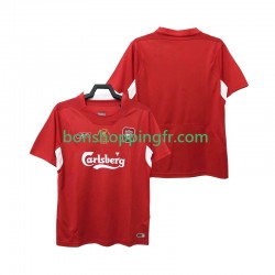 Maillot Rétro Domicile Liverpool 2004 2005 Manches Courtes Homme