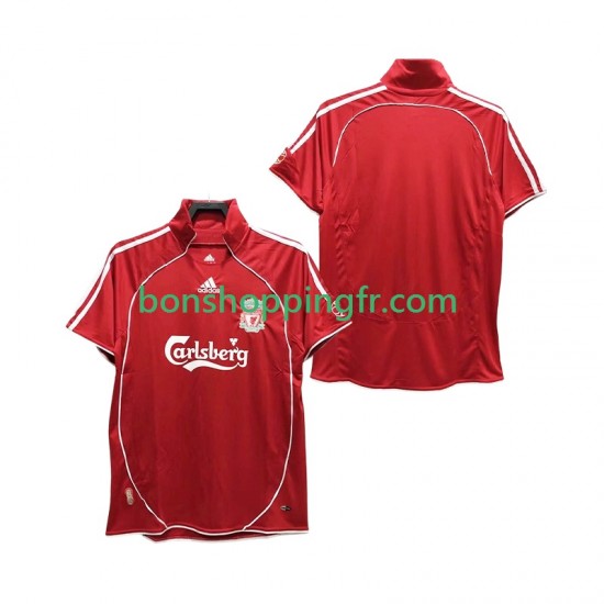 Maillot Rétro Domicile Liverpool 2006 2008 Manches Courtes Homme Maillot Rétro Domicile Liverpool 2006 2008 Manches Courtes Homme