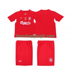 Maillot Rétro Domicile Liverpool LWP 2004 2005 Manches Courtes Homme