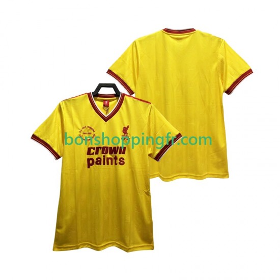 Maillot Rétro 3ème Liverpool 1985 1986 Manches Courtes Homme