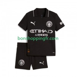 Maillot Extérieur Manchester City 2025-2026 Manches Courtes Jeune Enfant(+shorts)