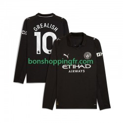 Maillot Extérieur Manchester City Jack Grealish 10 2025-2026 Manches Longues Homme