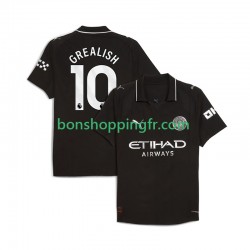 Maillot Extérieur Manchester City Jack Grealish 10 2025-2026 Manches Courtes Homme