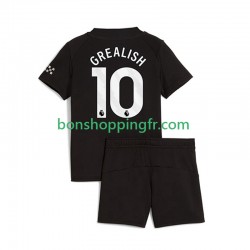 Maillot Extérieur Manchester City Jack Grealish 10 2025-2026 Manches Courtes Jeune Enfant(+shorts)