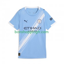 Maillot Domicile Manchester City 2025-2026 Manches Courtes Femme