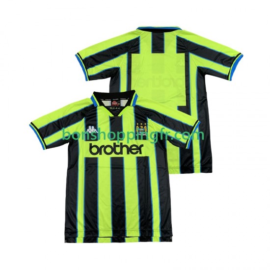 Maillot Rétro Extérieur Manchester City 1998 1999 Manches Courtes Homme