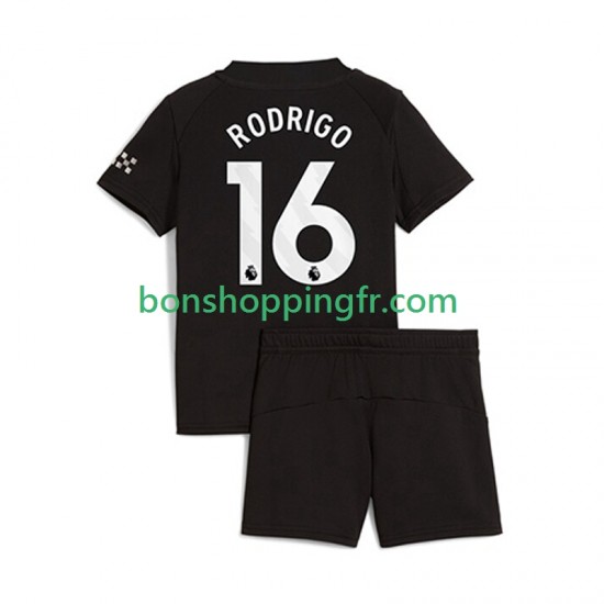 Maillot Extérieur Manchester City Rodrigo Hernandez 16 2025-2026 Manches Courtes Jeune Enfant(+shorts) Maillot Extérieur Manchester City Rodrigo Hernandez 16 2025-2026 Manches Courtes Jeune Enfant(+shorts)