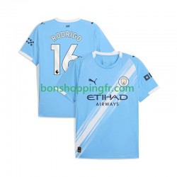 Maillot Domicile Manchester City Rodrigo Hernandez 16 2025-2026 Manches Courtes Homme