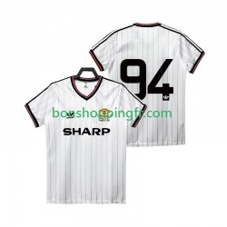 Maillot Rétro Extérieur Manchester United 94 1983 1984 Manches Courtes Homme