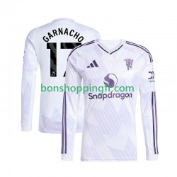 Maillot Extérieur Manchester United Alejandro Garnacho 17 2025-2026 Manches Longues Homme