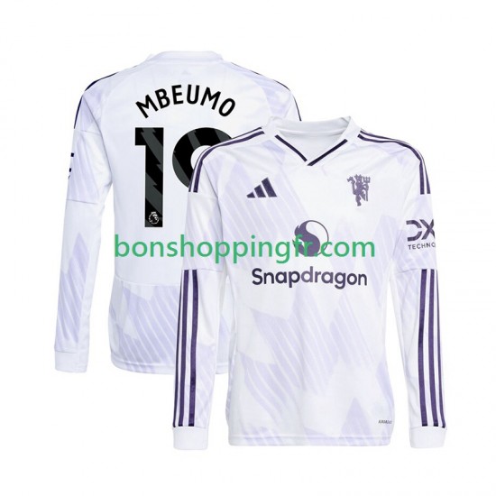 Maillot Extérieur Manchester United Bryan Mbeumo 19 2025-2026 Manches Longues Homme