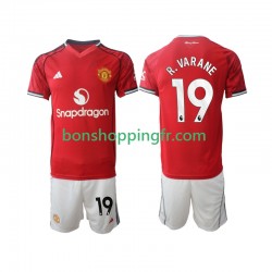 Maillot Domicile Manchester United Bryan Mbeumo 19 2025-2026 Manches Courtes Jeune Enfant(+shorts)