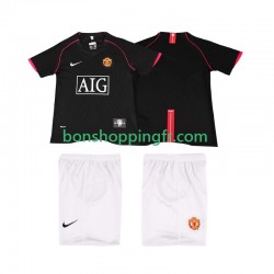 Maillot Rétro Extérieur Manchester United 2007 2008 Manches Courtes Jeune Enfant(+shorts)