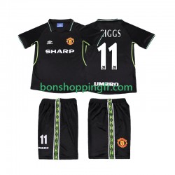 Maillot Rétro 3ème Manchester United GIGGS 11 1998 1999 Manches Courtes Jeune Enfant(+shorts)