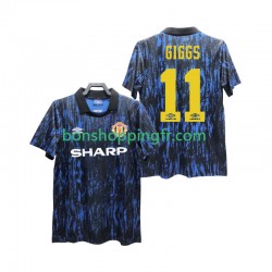 Maillot Rétro Domicile Manchester United GIGGS 11 1993 Manches Courtes Homme