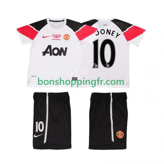 Maillot Rétro 3ème Manchester United ROONEY 10 Champions League 2011 2012 Manches Courtes Jeune Enfant(+shorts) Maillot Rétro 3ème Manchester United ROONEY 10 Champions League 2011 2012 Manches Courtes Jeune Enfant(+shorts)