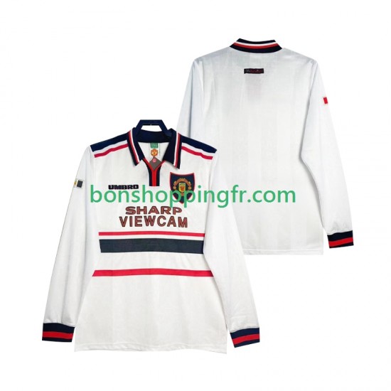 Maillot Rétro Extérieur Manchester United 1998 1999 Manches Longues Homme Maillot Rétro Extérieur Manchester United 1998 1999 Manches Longues Homme