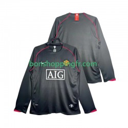 Maillot Rétro Extérieur Manchester United 2007 2008 Manches Longues Homme