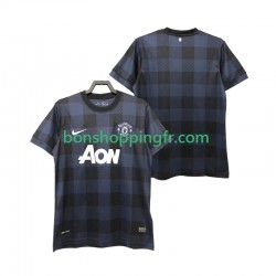 Maillot Rétro Extérieur Manchester United 2013 2014 Manches Courtes Homme
