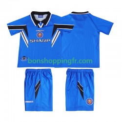 Maillot Rétro 3ème Manchester United 1996 1998 Manches Courtes Jeune Enfant(+shorts)