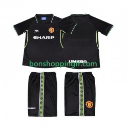 Maillot Rétro 3ème Manchester United 1998 1999 Manches Courtes Jeune Enfant(+shorts)