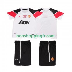 Maillot Rétro 3ème Manchester United Champions League 2011 2012 Manches Courtes Jeune Enfant(+shorts)