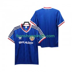 Maillot Rétro 3ème Manchester United 1986 1988 Manches Courtes Homme