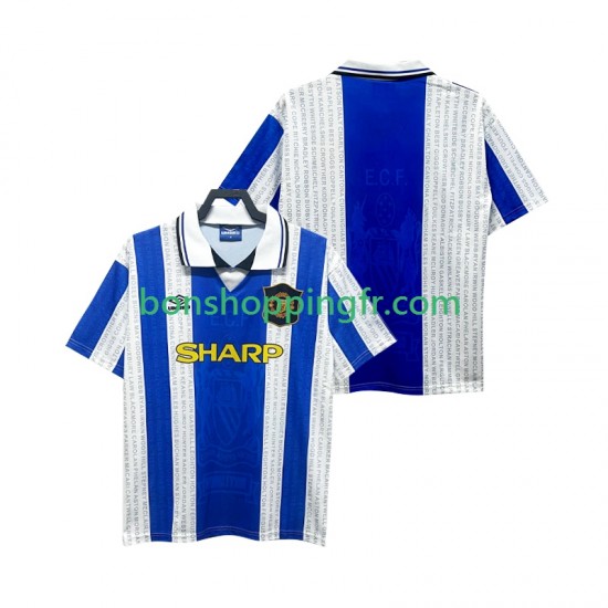 Maillot Rétro 3ème Manchester United 1994 1996 Manches Courtes Homme