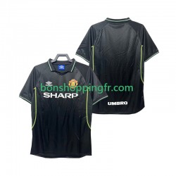 Maillot Rétro 3ème Manchester United 1998 1999 Manches Courtes Homme