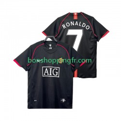 Maillot Rétro Extérieur Manchester United Ronaldo 7 2007 2008 Manches Courtes Homme