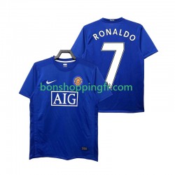 Maillot Rétro 3ème Manchester United Ronaldo 7 2008 2009 Manches Courtes Homme