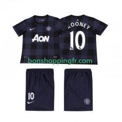 Maillot Rétro Extérieur Manchester United Rooney 10 2013 2014 Manches Courtes Jeune Enfant(+shorts)