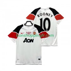 Maillot Rétro 3ème Manchester United Rooney 10 Champions League 2011 2012 Manches Courtes Homme
