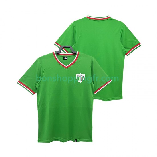Maillot Rétro Domicile Mexique 1970 Manches Courtes Homme
