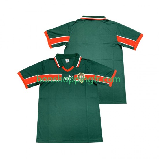 Maillot Rétro Domicile Maroc 1998 Manches Courtes Homme Maillot Rétro Domicile Maroc 1998 Manches Courtes Homme
