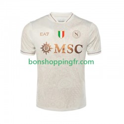 Maillot Extérieur Naples 2025-2026 Manches Courtes Homme