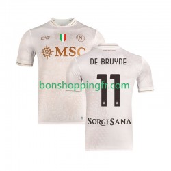 Maillot Extérieur Naples Kevin De Bruyne 11 2025-2026 Manches Courtes Homme