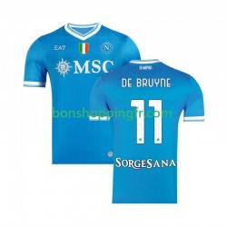 Maillot Domicile Naples Kevin De Bruyne 11 2025-2026 Manches Courtes Homme