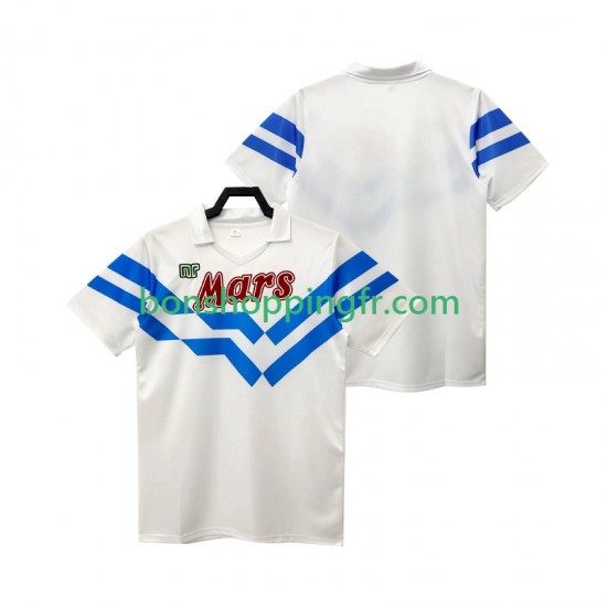 Maillot Rétro Extérieur Naples 1988 1989 Manches Courtes Homme