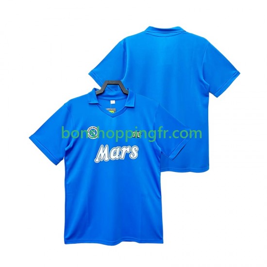 Maillot Rétro Domicile Naples 1988 1989 Manches Courtes Homme