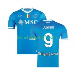 Maillot Domicile Naples Romelu Lukaku 9 2025-2026 Manches Courtes Homme